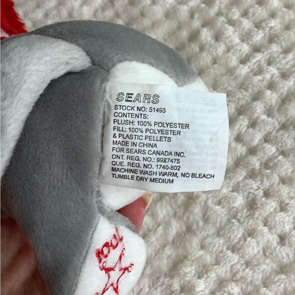 SEARS 2001 Exclusive Plush Wishkers Mouse Red Hat Scarf Stuffed Animal With Tags - Picture 11 of 14